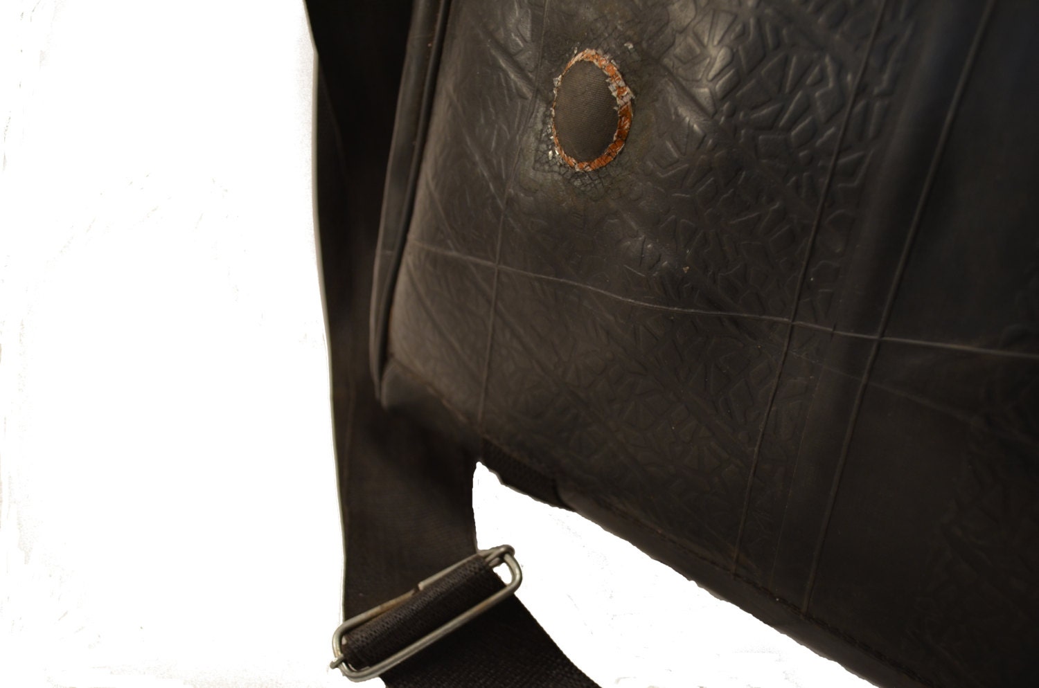 Recycled Tire Inner Tube Messenger Bag