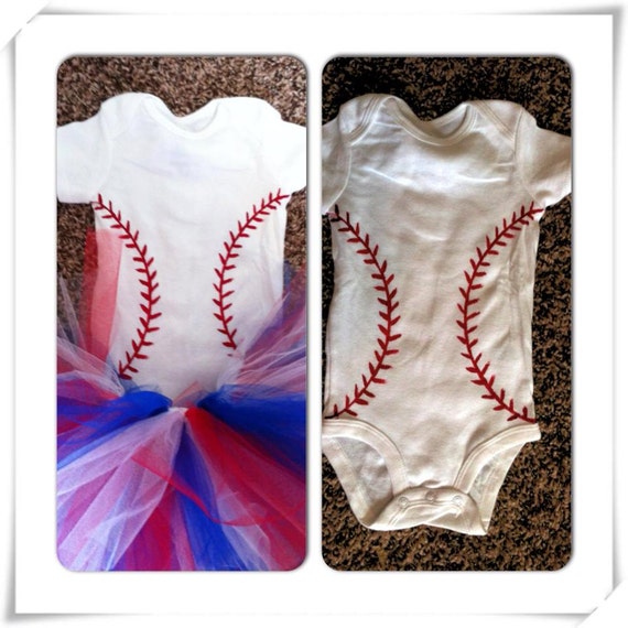 Baseball onesie baby boy onesie baseball baby girl onesie