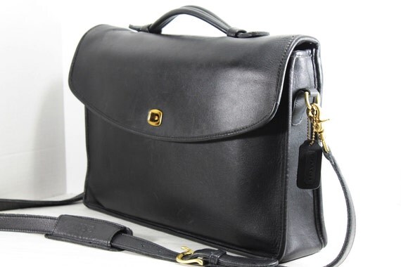 coach black shoulder strap