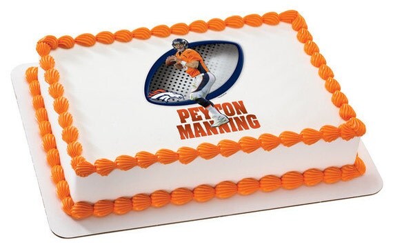 NFL -PEYTON MANNING 2 Edible Image Cake Topper Il_570xn