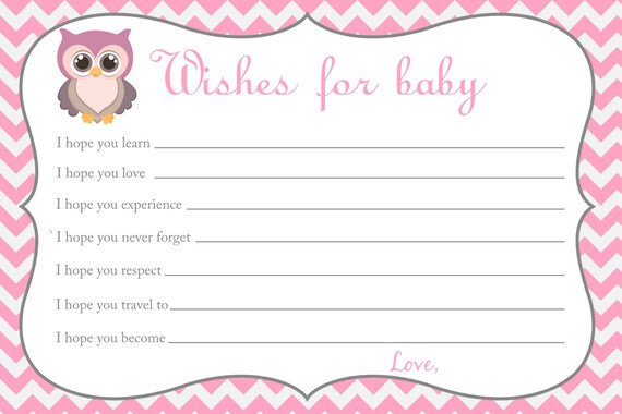  Wishes For Baby Free Printable Template DocTemplates