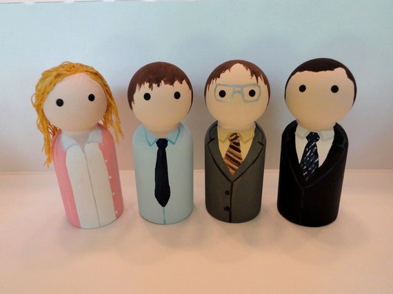 The Office Wooden Peg Dolls