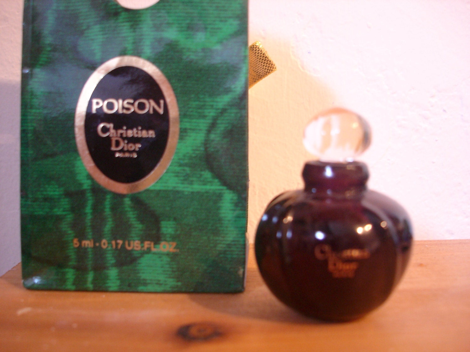 Vintage French Perfume Miniature Poison by Dior