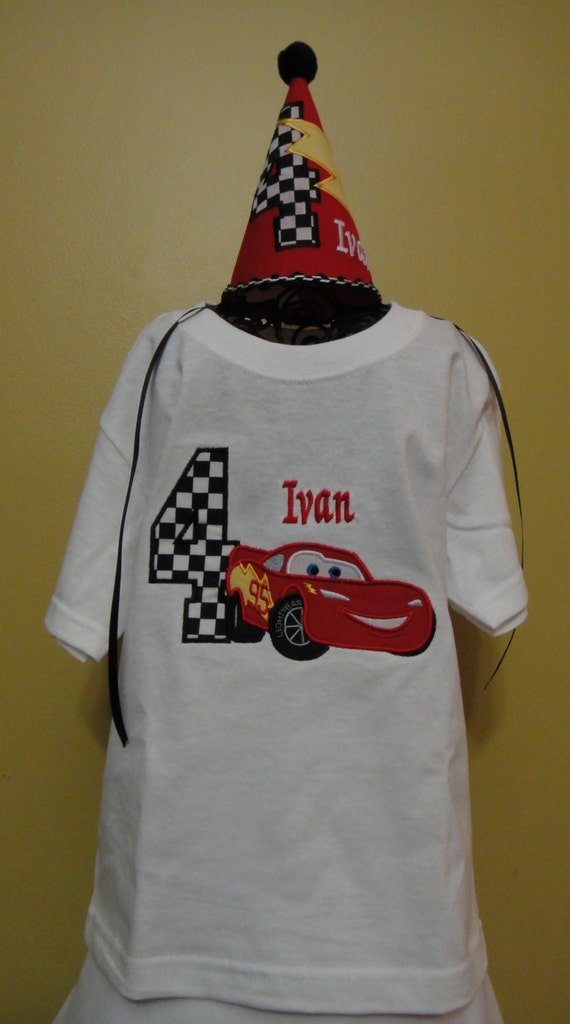 lighting mcqueen birthday shirt