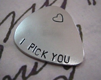 I Pick You, Personalized Guitar Pick, Anniversary Gifts For Men, Men Gift, Long Distance Relationship, Gifts for Boyfriend, Gift For Men