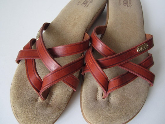bass sandals 80s