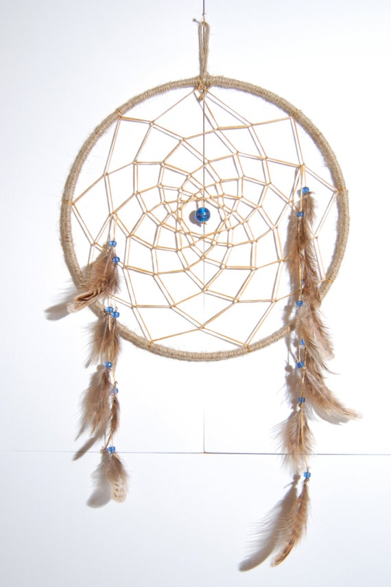 Blue Feather Fall Dream Catcher