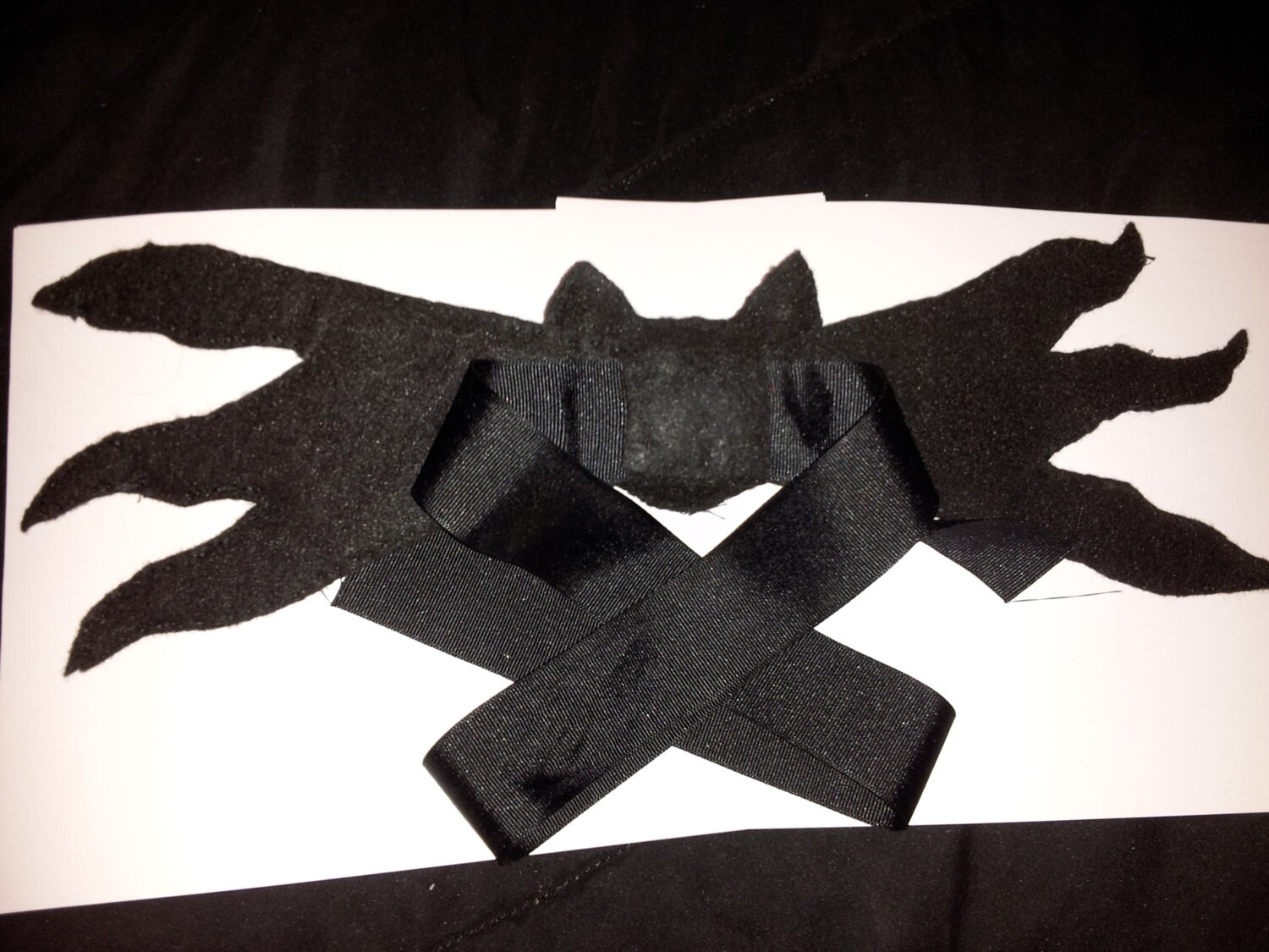 Jack Skellington Bat Bow Tie Adults and Child by RedRavenClothing