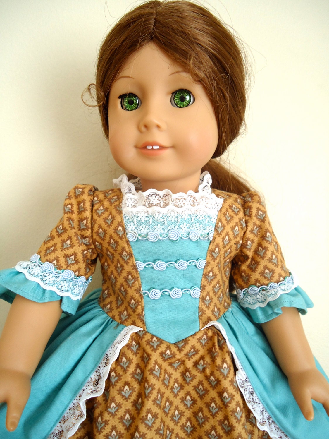 American Girl Doll Clothes Felicity Colonial Blue