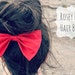 Red Hair Bow