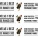 personalised egg carton labels pdf version to print on a4