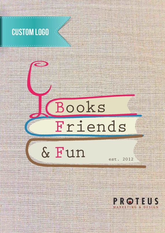 Book Club Logo Bookclub Books Friends Fun