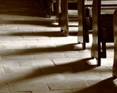Stone Shadows and Light 8x12 signed photo 11x14 mat mission spanish colonial chapel religious sepia historical texas san antonio catholic