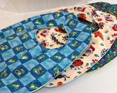 Bibs for baby - cotton bibs - flannel backed bibs - shower gift - new baby present - free shipping