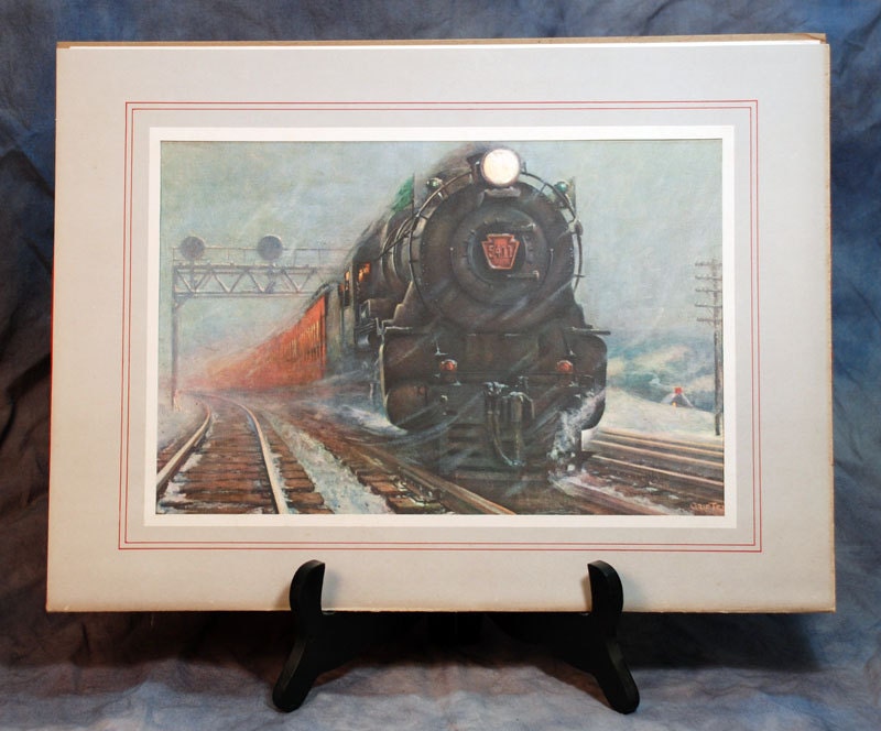 Vintage PRR Railroad Prints Prints of Pennsylvania Railroad