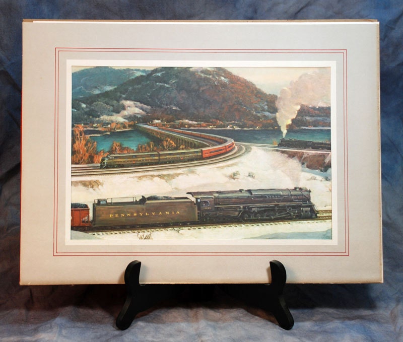 Vintage PRR Railroad Prints Prints of Pennsylvania Railroad