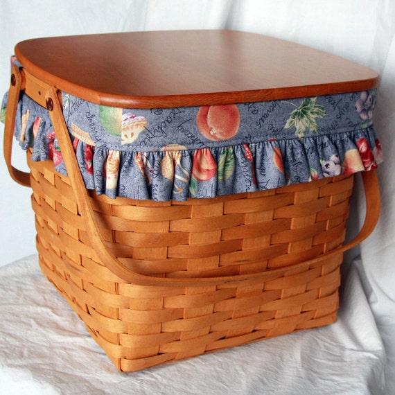 Longaberger 1993 Grandma Bonnie 2 Two pie Basket signed