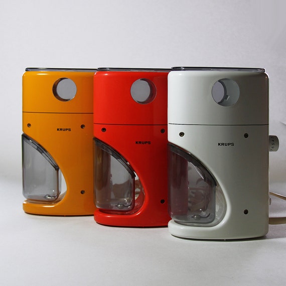 Orange Krups Coffee Grinder Type Model 223 par WestGermanPottery