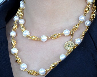 Girl Meets Pearl Alpha Phi Necklace