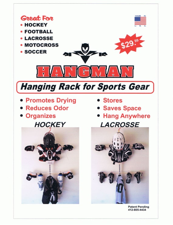 Items similar to Drying Rack for Sports Equipment (hockey, lacrosse