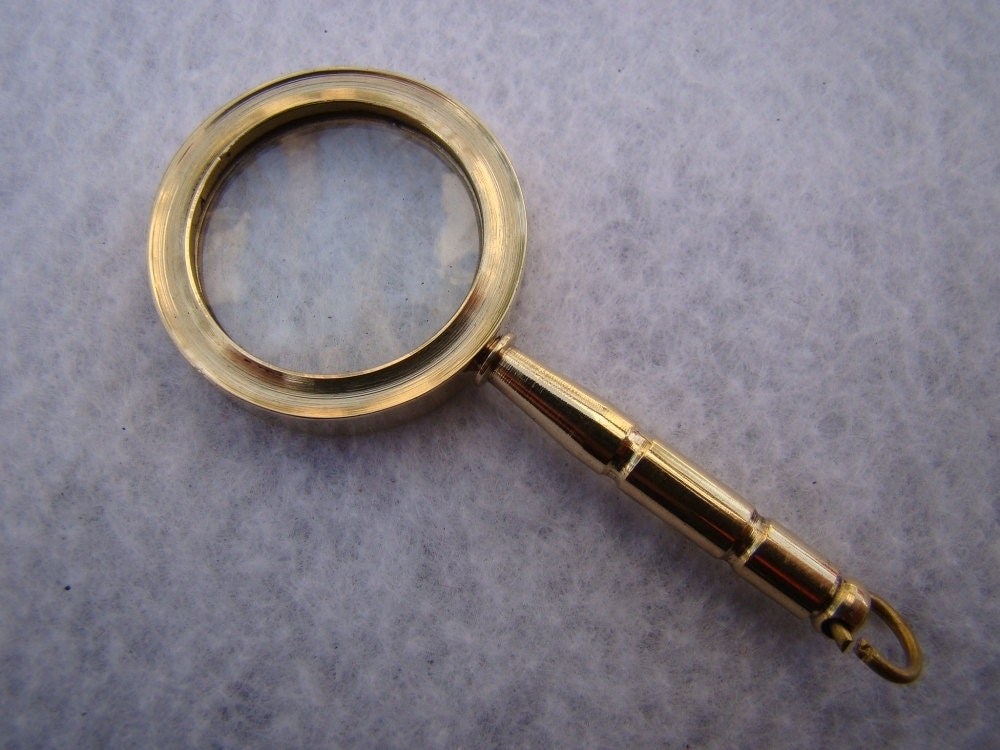 Brass Magnifying Glass Mini Magnifier Nautical Maritime