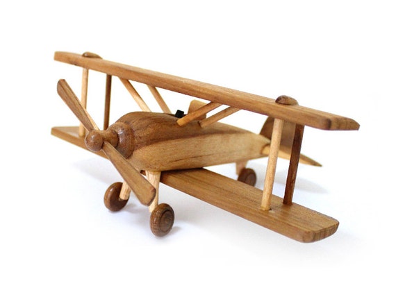 wooden airplane models in Handmade