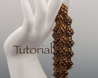 SuperDuo Beadwoven Bracelet Tutorial Sensuous Strands Digital Download
