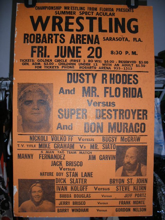 Vintage Wrestling Poster 55