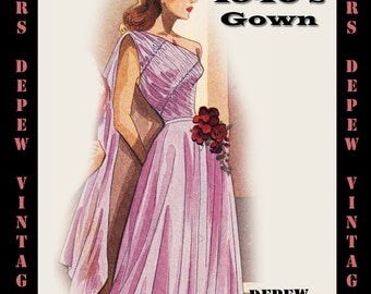 1940's evening gowns