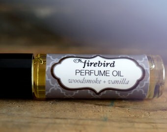 Woodsmoke and Vanilla Perfume Oil - Firewood, Fir Needle, Vanilla