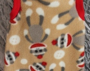 Sphynx Cat Clothes - Sock Monkey Body Sock Shirt