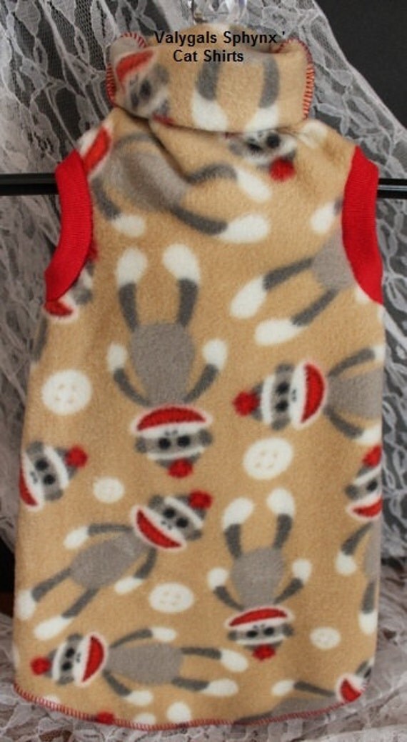 sock cat clothes items similar to sphynx cat clothes sock monkey sock cat clothes items similar to sphynx cat clothes sock monkey