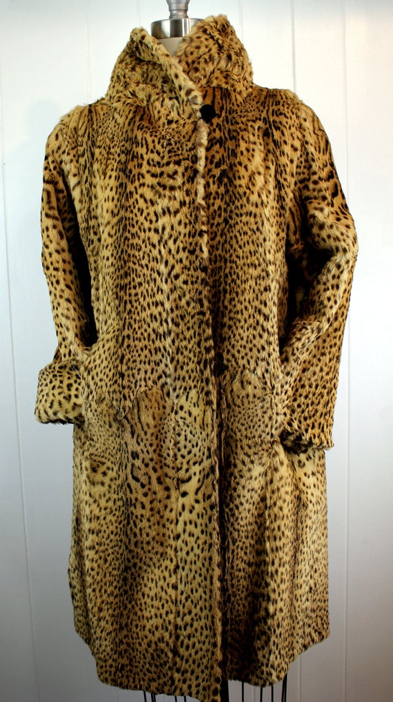 RESERVED Vintage 1950s Genuine Leopard Fur by vintagedresscloset