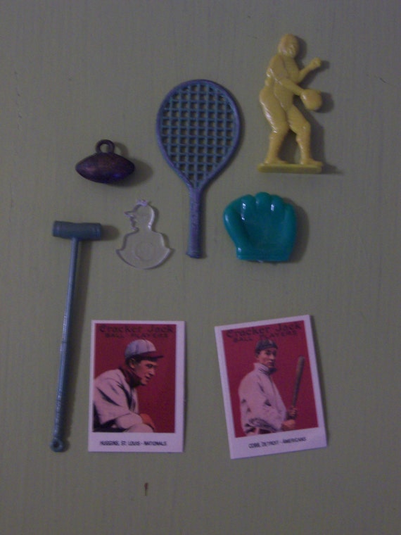 Cracker Jack prizes 1940s1950s SPORTS LOT baseball catcher
