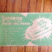 Vintage Printing Press Superior Star Smeco 1950s Toy Original Box Great Graphics