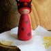 Lady Bug Birthday Doll, Birthday Queen, Summer Doll, Queen Lady Bird, Lady Bug, Waldorf Birthday, Waldorf Gnome, Wooden Doll