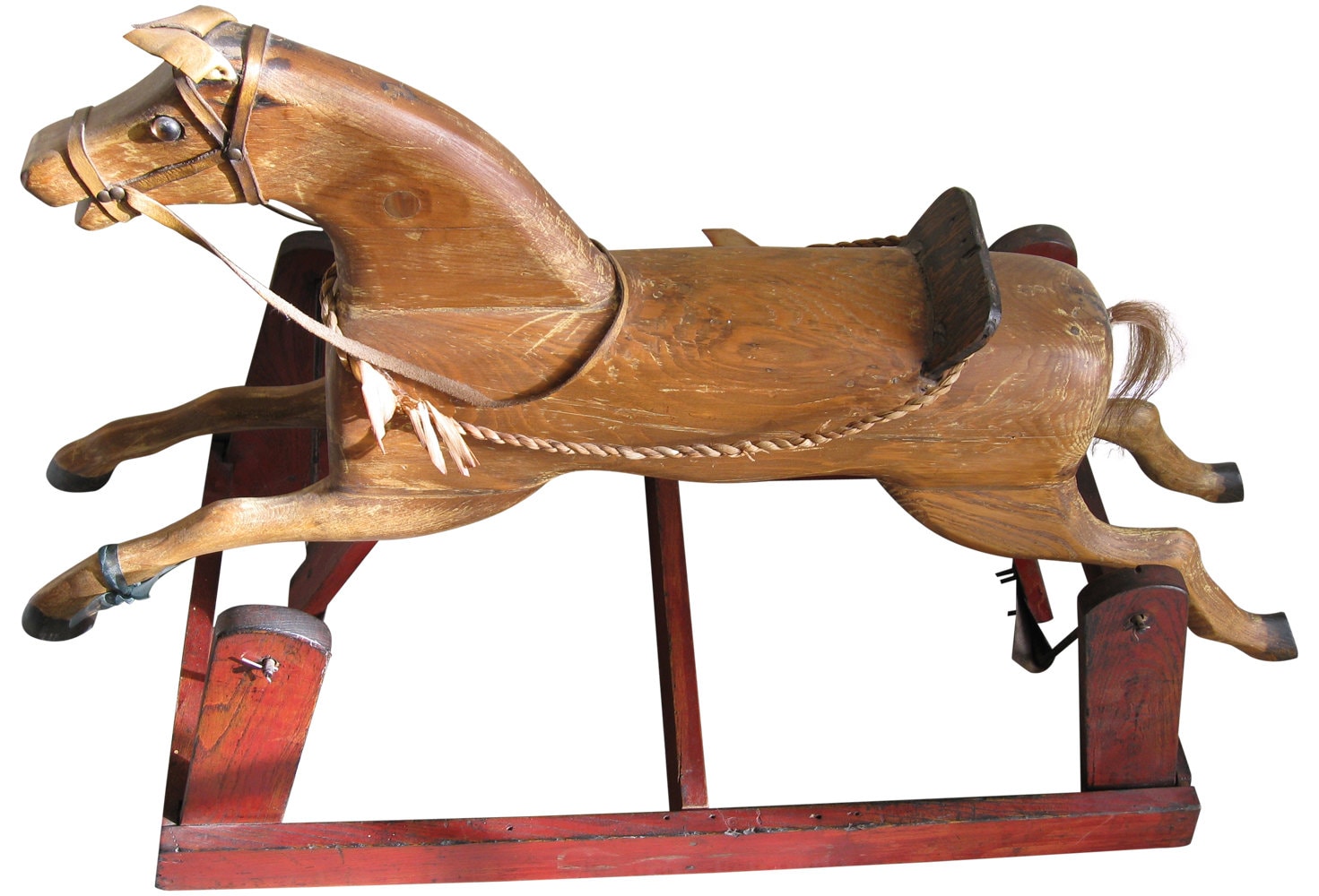 Vintage Wood Horse Glider by paprikarose on Etsy