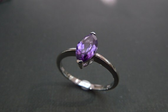 marquise amethyst engagement ring