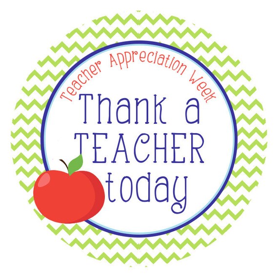 Teacher Appreciation Stickers Thank a Teacher I love my