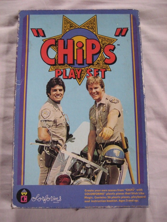 CHiPs California Highway Patrol Colorforms