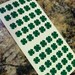 FLASH SALE Half Off Green ONLY Clover Nail Decals- Set of 50