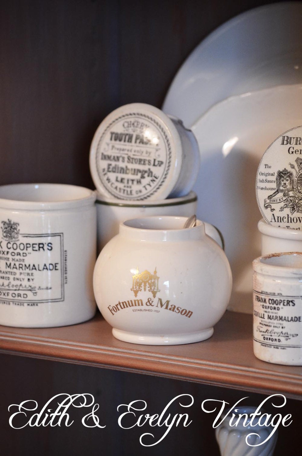 Vintage English Mustard Pot Fortnum and Mason Made In