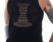 Vase 2 Face tank top for man