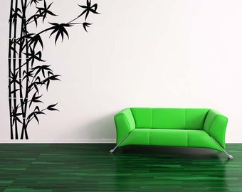 Bamboo Wall Art bamboo wall decal | etsy Bamboo Wall Art bamboo wall decal | etsy