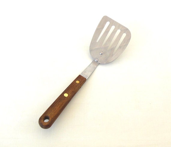 Short Handle Spatula Wood Handle Lion Shield R Kitchen Utensil