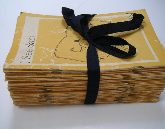 Vintage Childrens Books. ORIGINAL I See Sam Early Reader Books