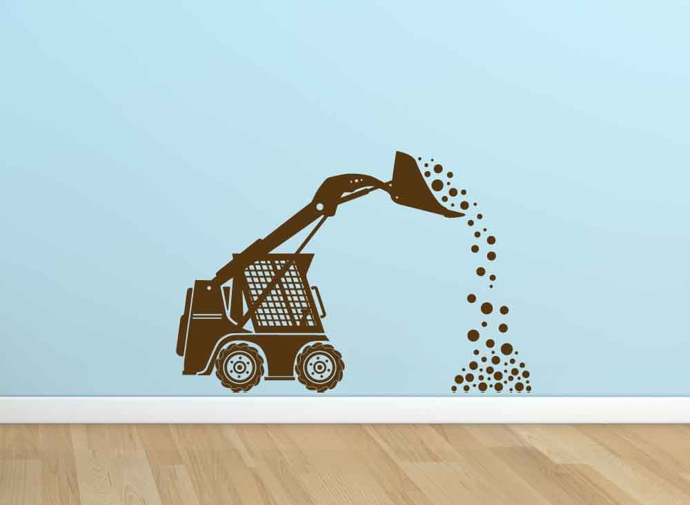 Excavator Construction Decals Construction Loader Dig