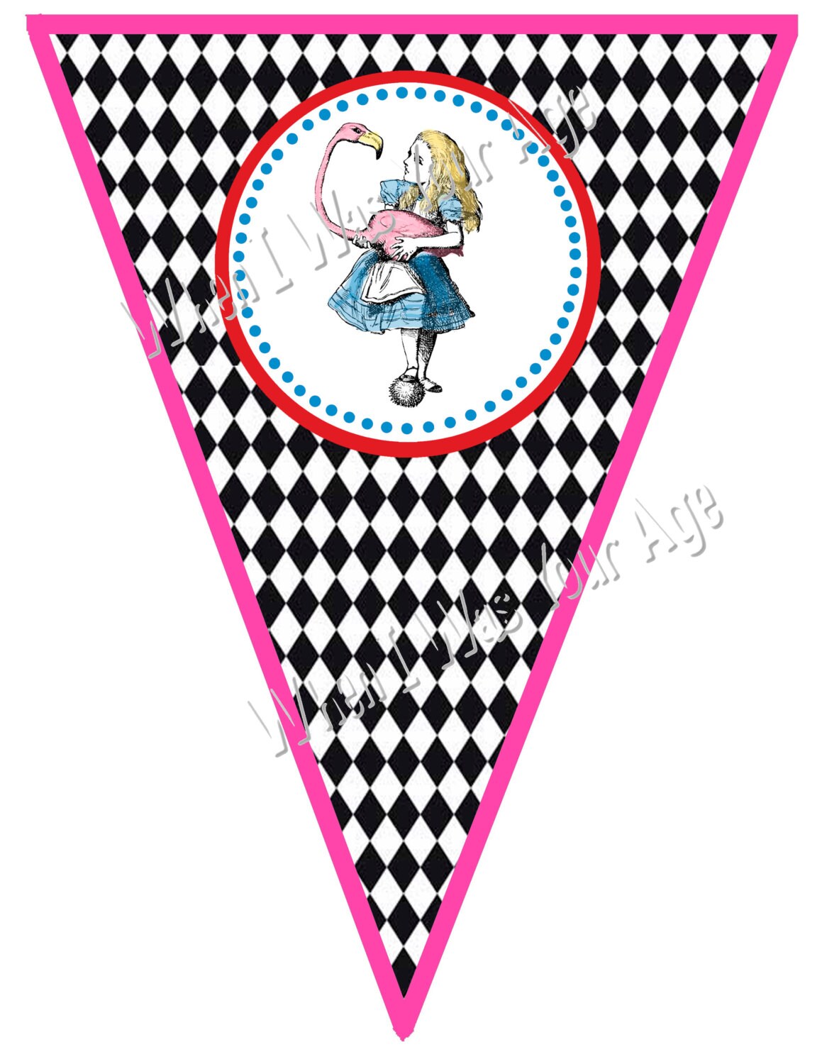 Instant Download Alice In Wonderland Party Printable Banners Instant Download Alice In Wonderland Party Printable Banners
