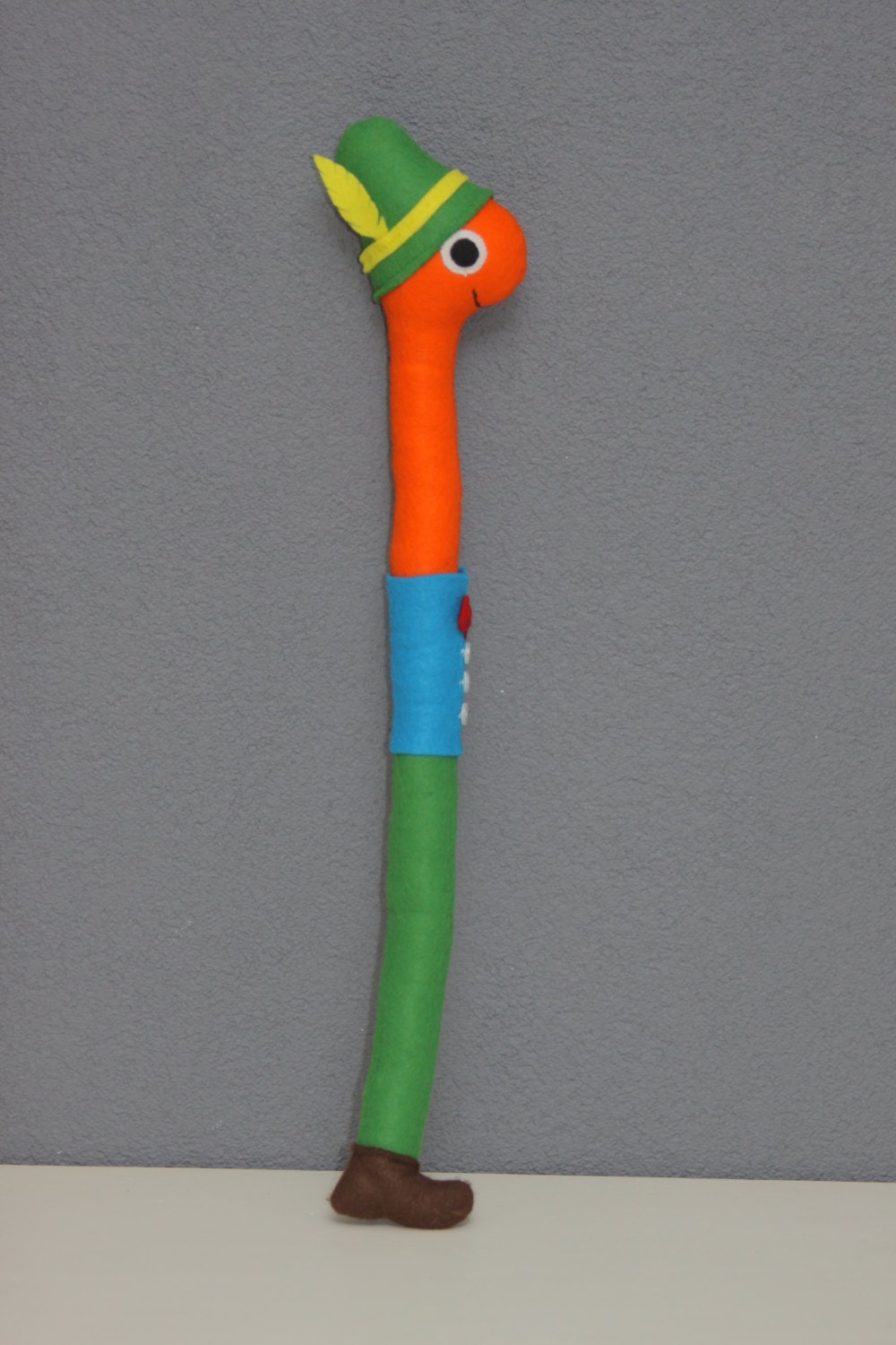 slimy the worm plush