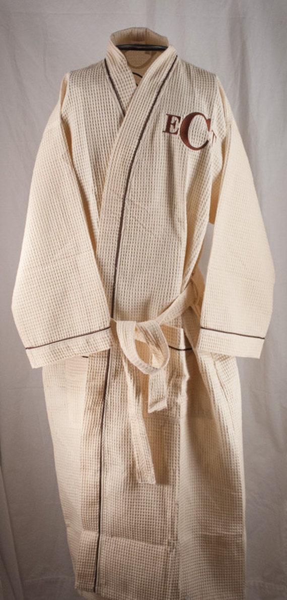 Men's Personalized Robe Beige/Brown